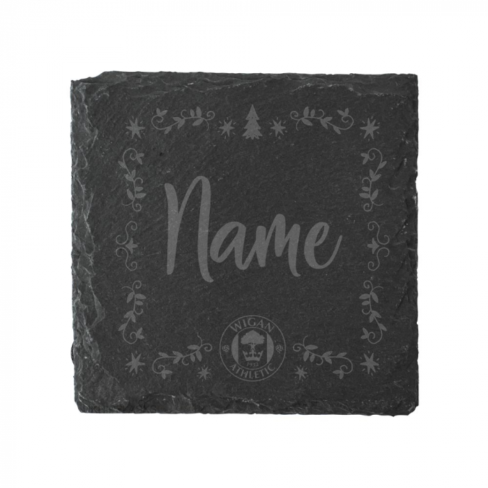 SLATE PERSONALISED COASTER 